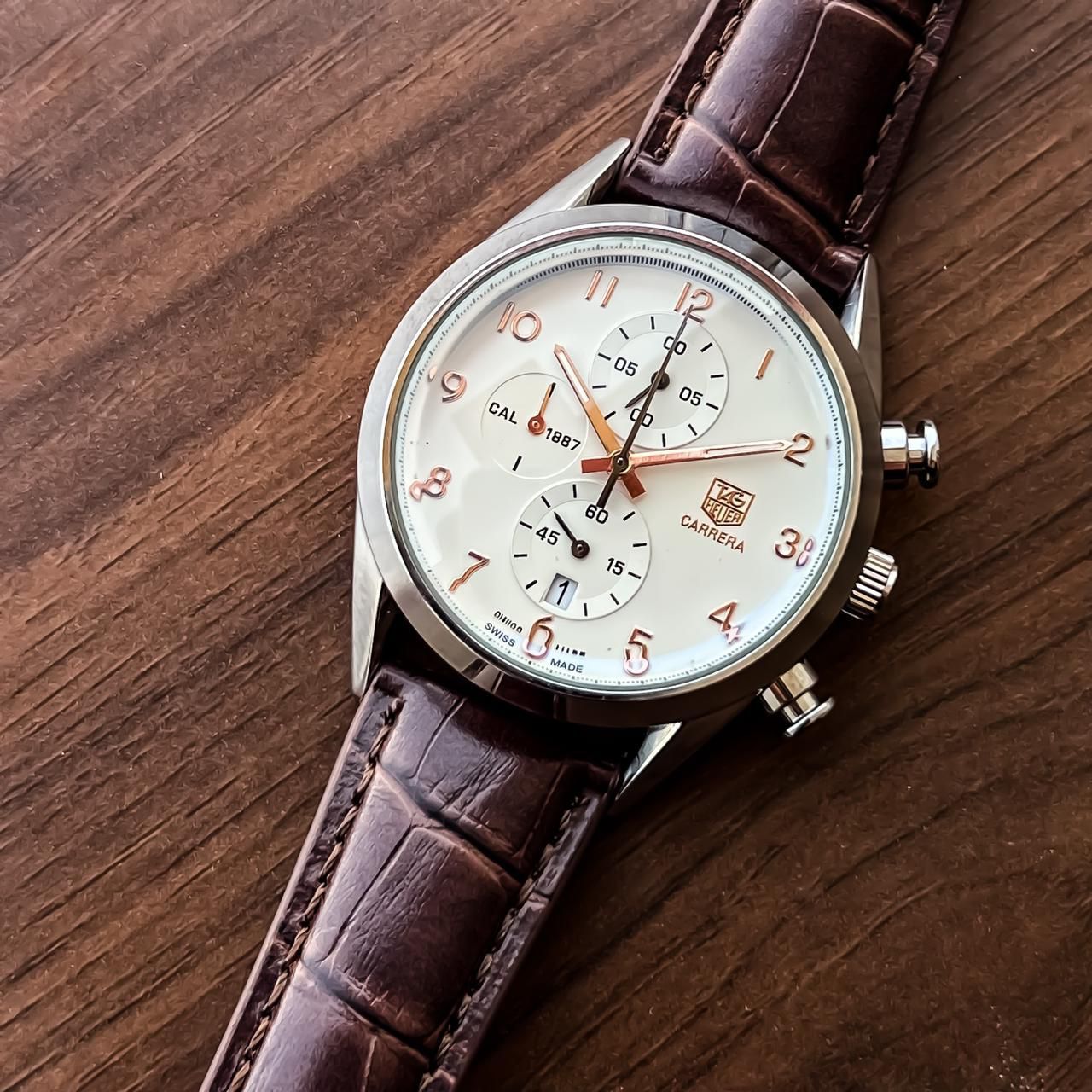 Tag Heuer Carrera Calibre 1887 Spacex -Men’s leather watch