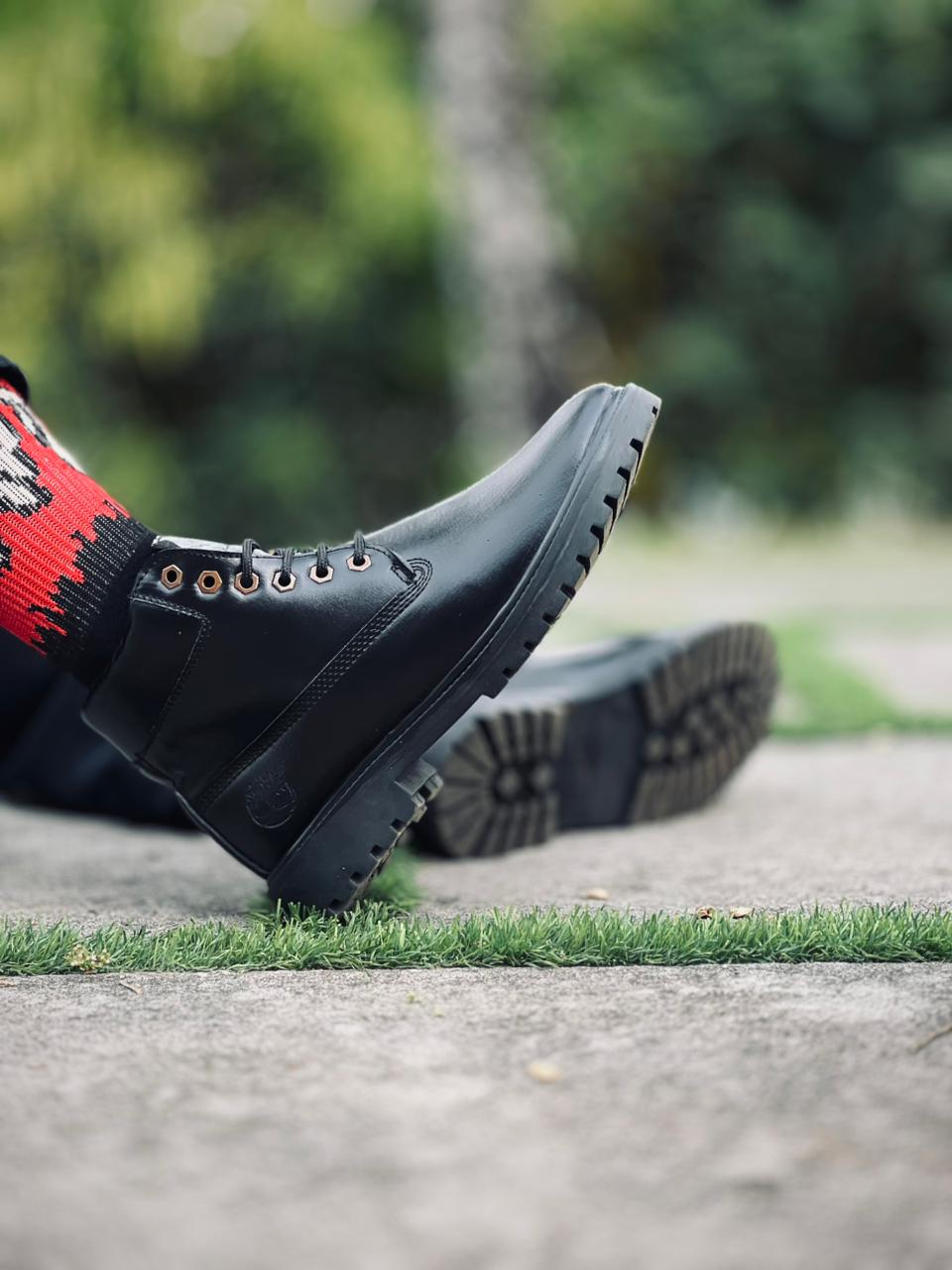 Classic Black Leather Boots – Premium Street Edition