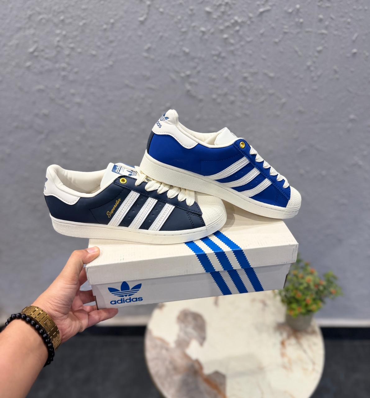 Adidas Originals Superstar "Collegiate Pack" – Night Indigo / Royal Blue