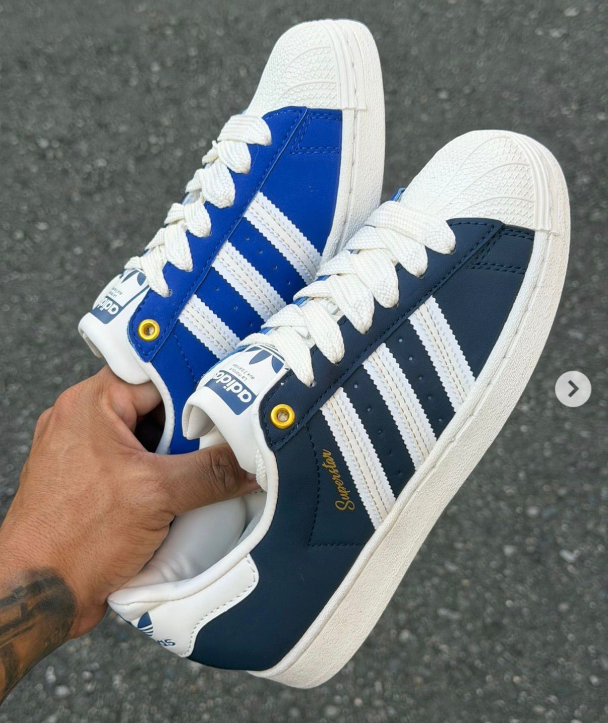 Adidas Originals Superstar "Collegiate Pack" – Night Indigo / Royal Blue
