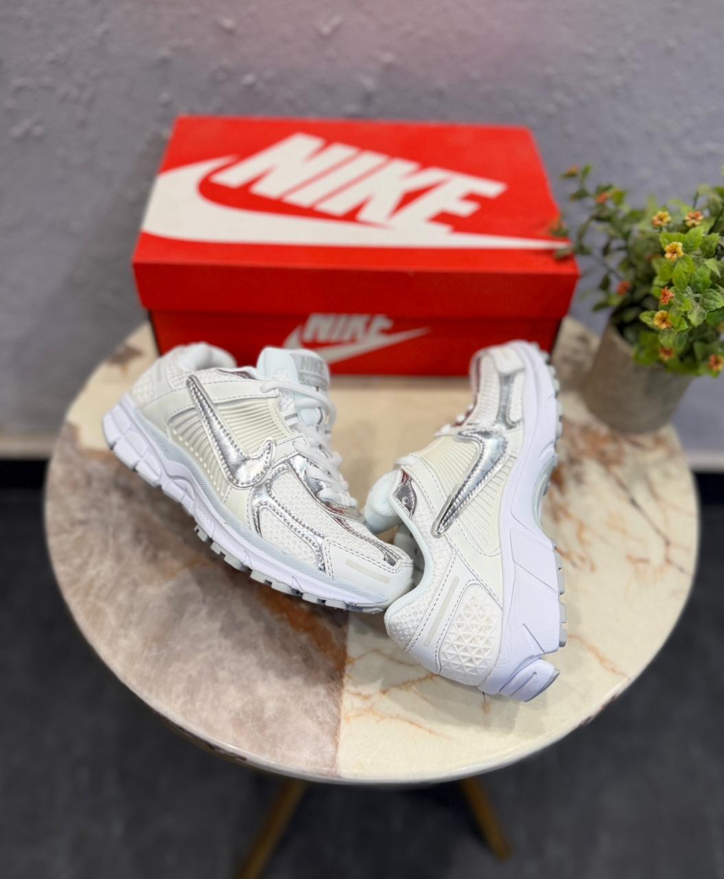 Nike Zoom Vomero 5 "Chrome Toe" – White / Metallic Silver