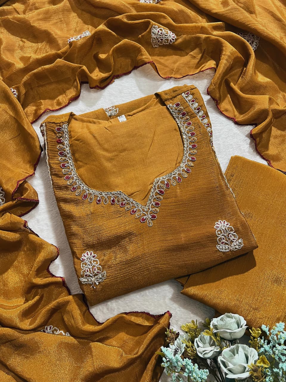 Kurti Pant Dupatta Set