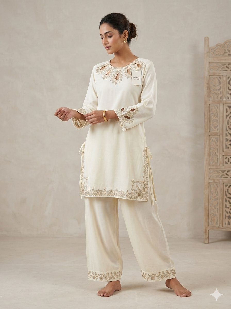 CORD SET- women (Designer Embroidery)