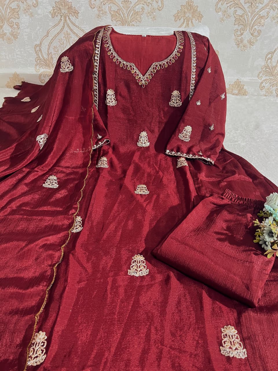 Kurti Pant Dupatta Set