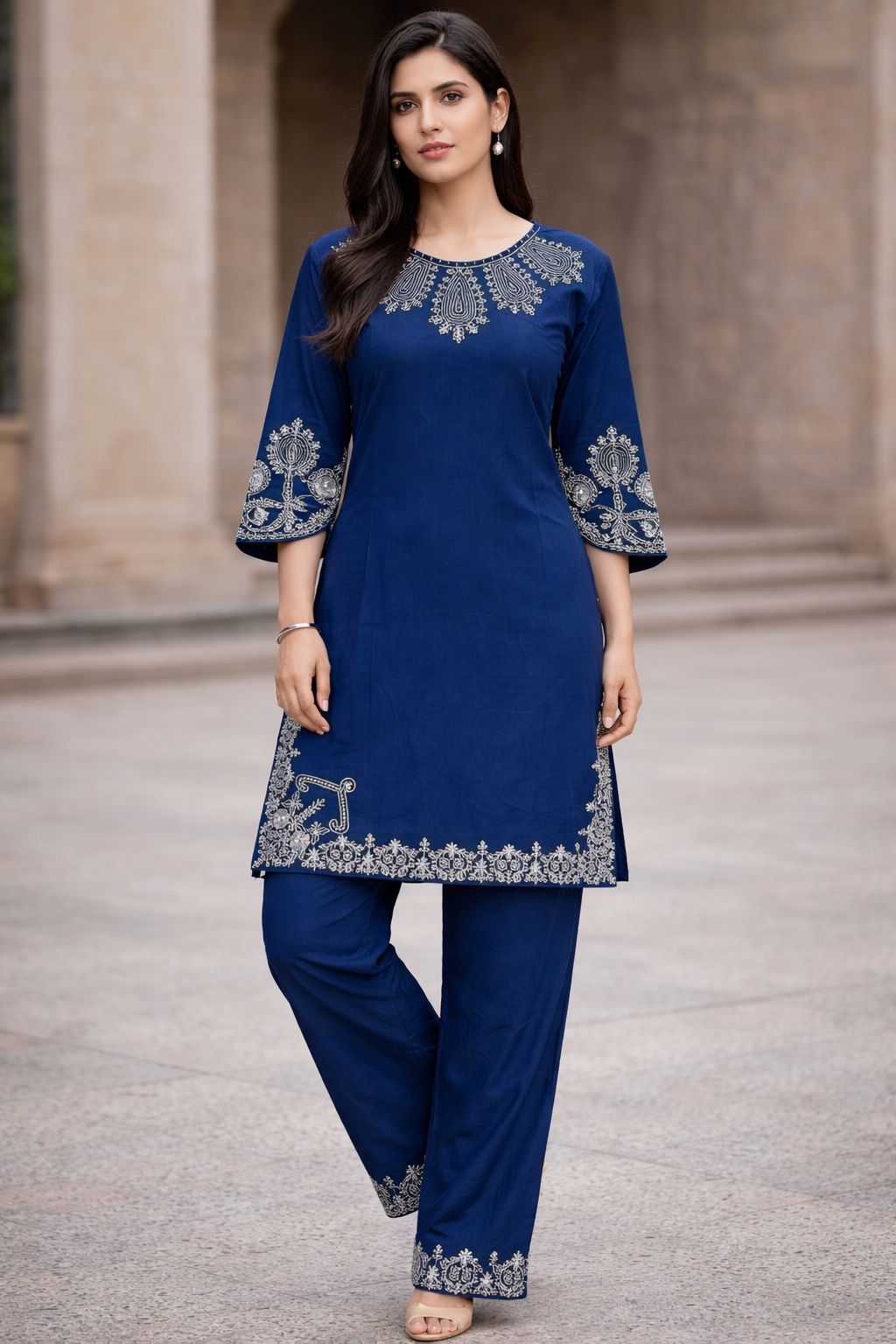 CORD SET- women (Designer Embroidery)