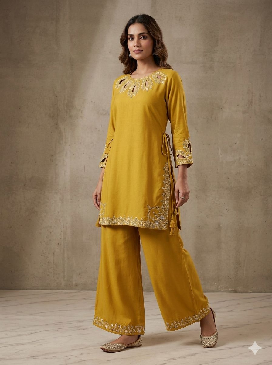 CORD SET- women (Designer Embroidery)