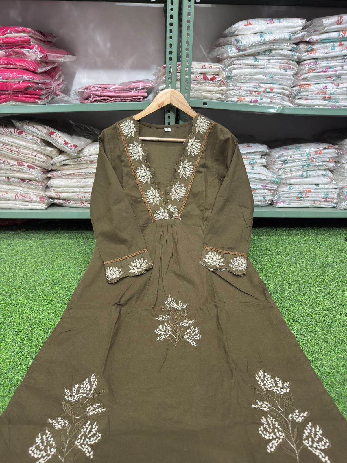 COTTON FABRIC TOP PANT WITH DUPATTA PAIR