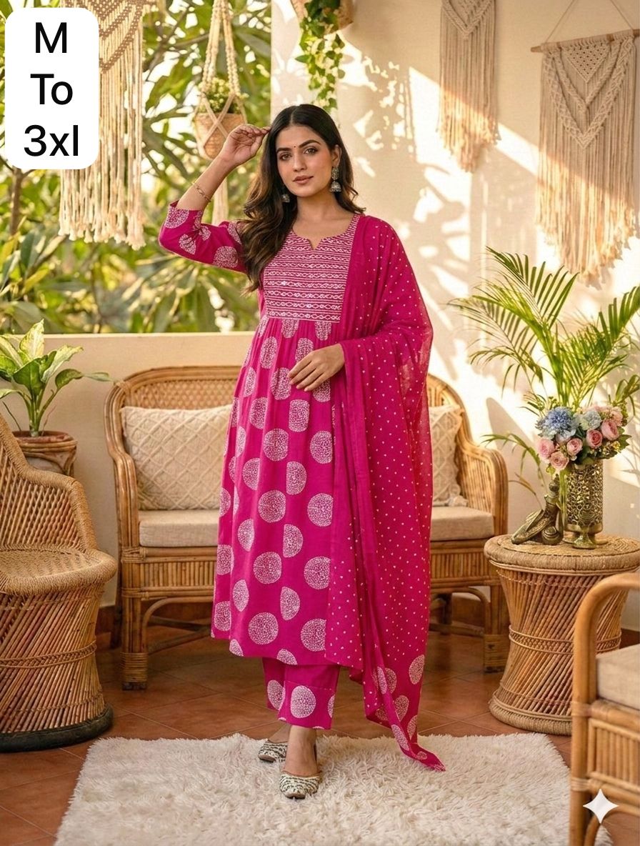 Fine Cotton Suit  3 PIECE SET