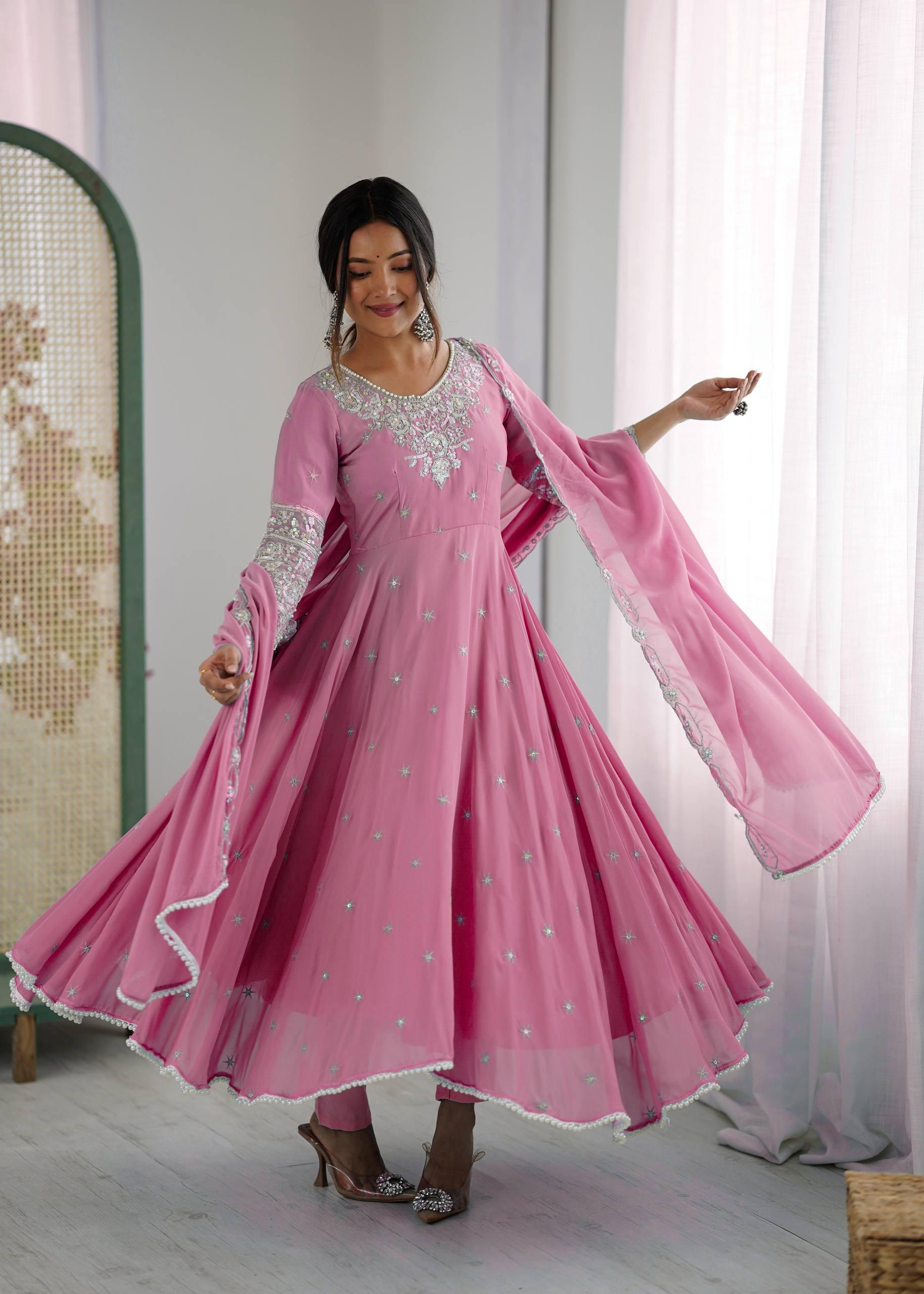 Anarkali Three Piece Set